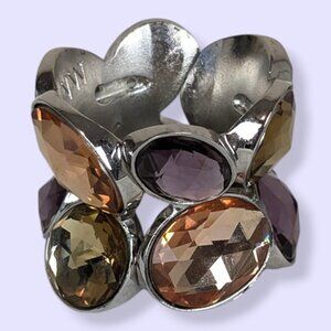 Vera Wang Faceted Stone Stretch Bottle Topper